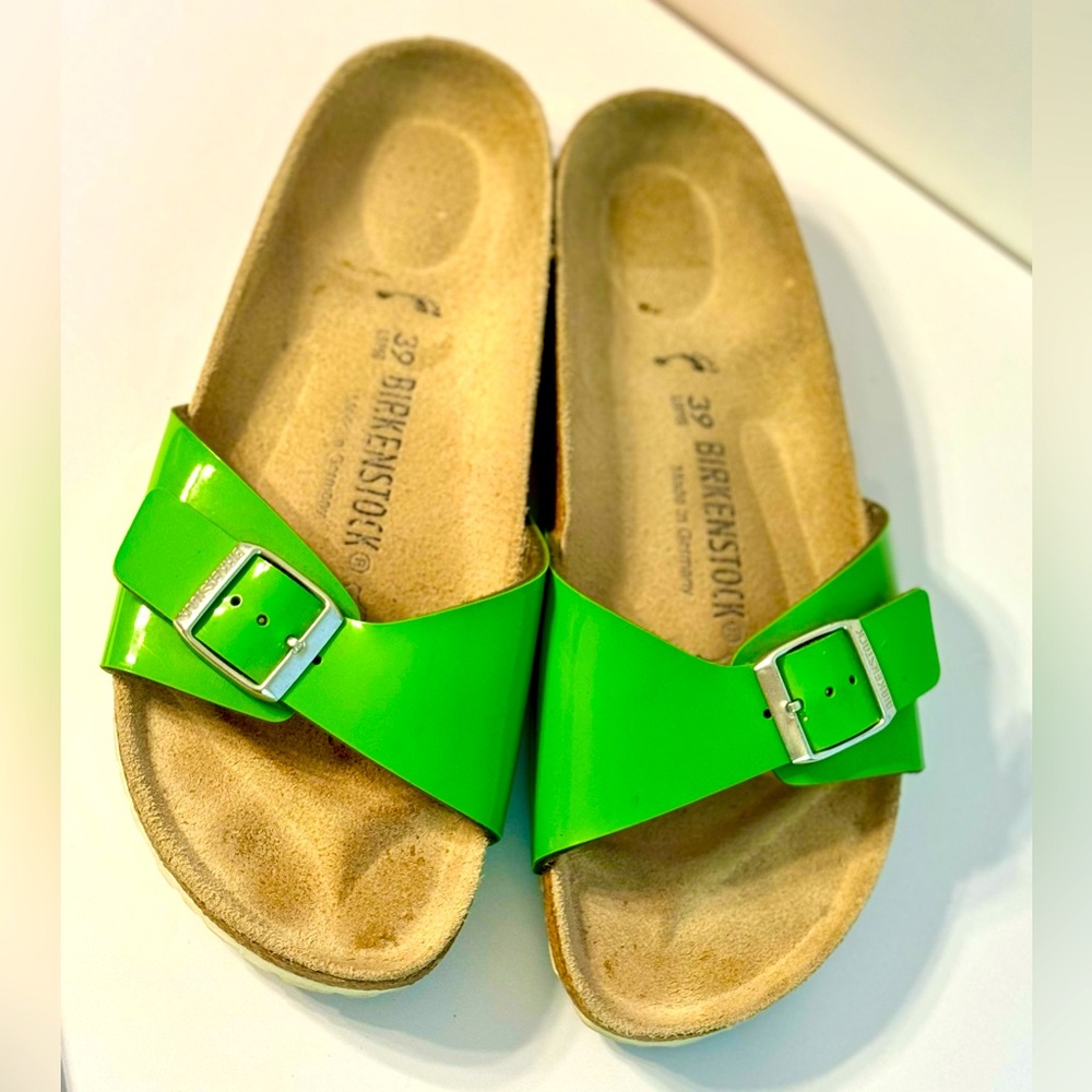Green Birkenstock Sandals